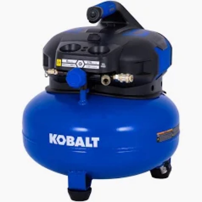 Kobalt 6-Gallon Portable Electric 175 PSI Pancake Air Compressor 