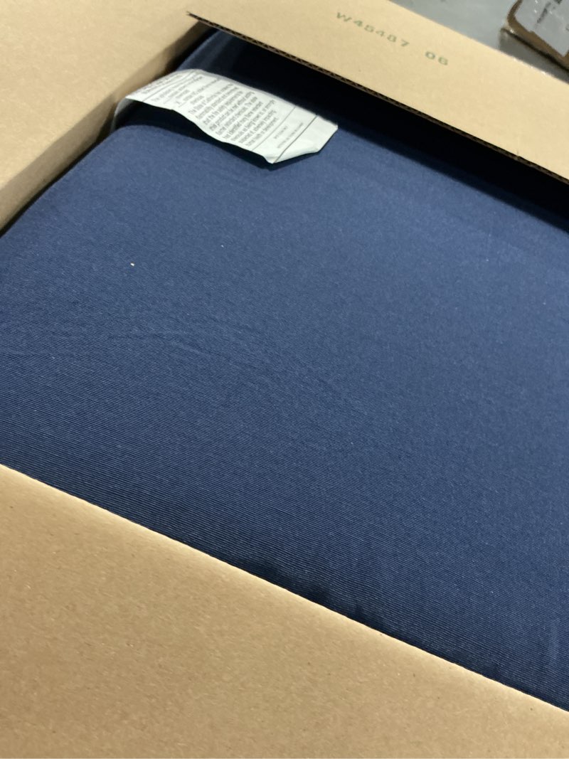 Condition photo showing Good Condition for downluxe Outdoor Chair Cushions Set of 6 for Patio Furniture, Water-Resistant Square Corner Patio Chair Cushions with Ties, High Density Foam Outdoor Seat Cushion, 18.5" X 16" X 3", Navy Navy 18.5x16x3 Inch (Pack of 6)