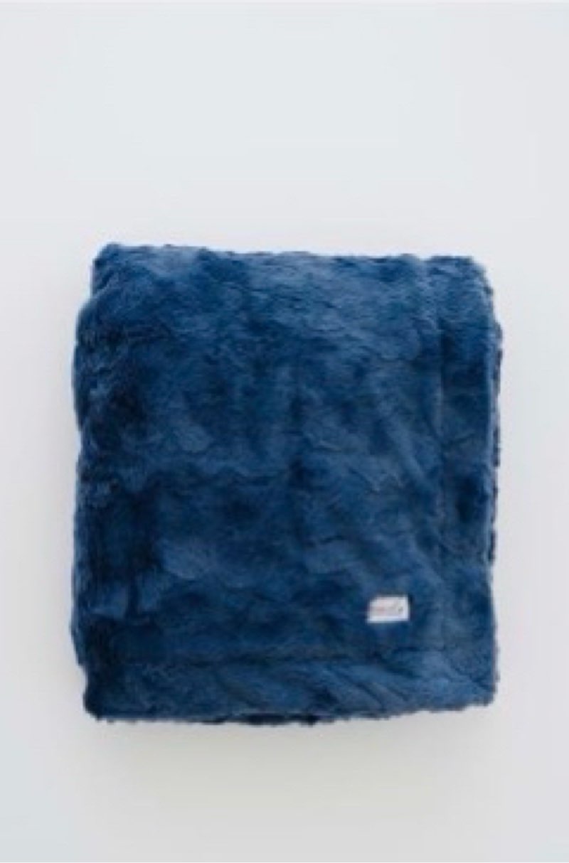 Lotus Karen Faux Fur Throw Blanket Teal - Big Bubble Rabbit Fluff Blanket for Couch Bed Sofa,Softest