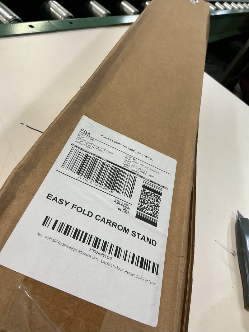 Condition photo showing Good Condition for Foldable Height Adjustable Carrom Board Stand Professional Easy Fold Hydraulic Premium Quality for Carom