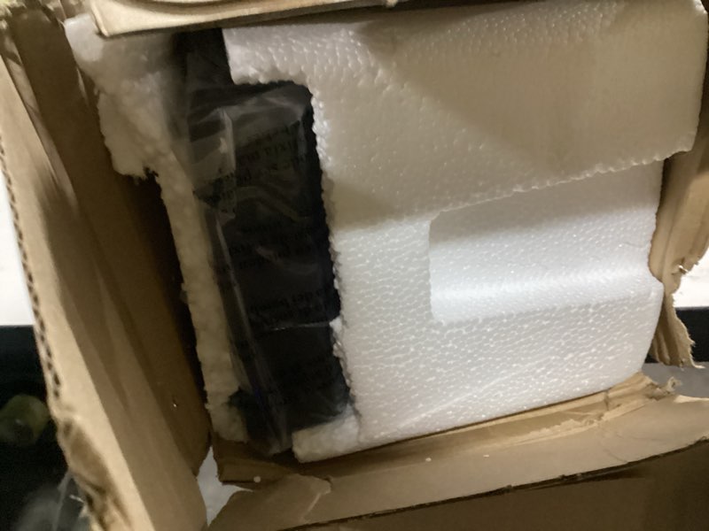 Condition photo showing Good Condition for lanhall 6-light led bathroom light fixture modern black vanity light over mirror acrylic bathroom wall lighting 48w brightness dimmable cool white 4000k 360°rotable head