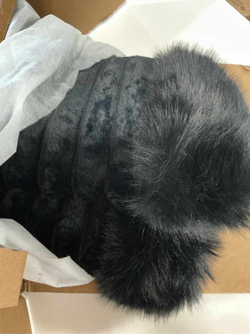 Condition photo showing Good Condition for Winter Plush Car Seat Cushion, Full Back Wrap Around Thickened Soft Warm Car Seat Cover, Fuzzy Fluff