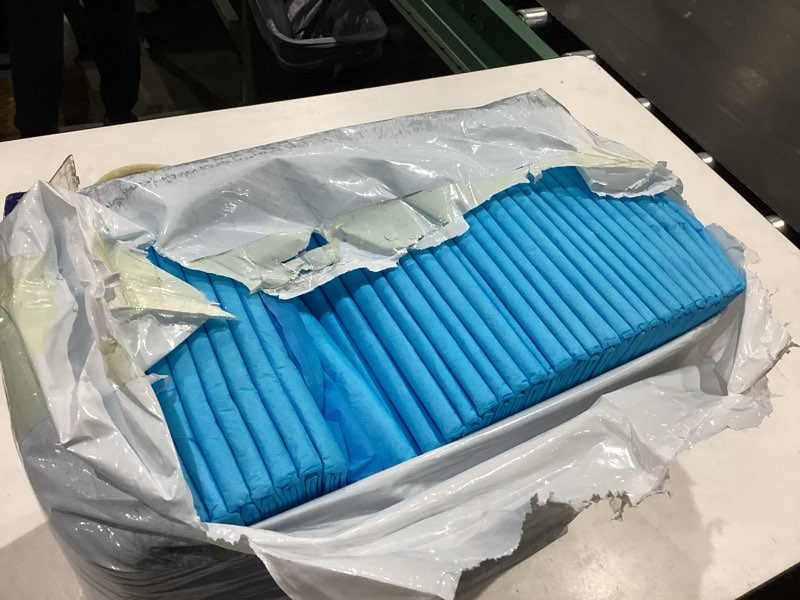 Condition photo showing As Is for amazon basics basic disposable dog training pads, regular,30 pack regular 30 count