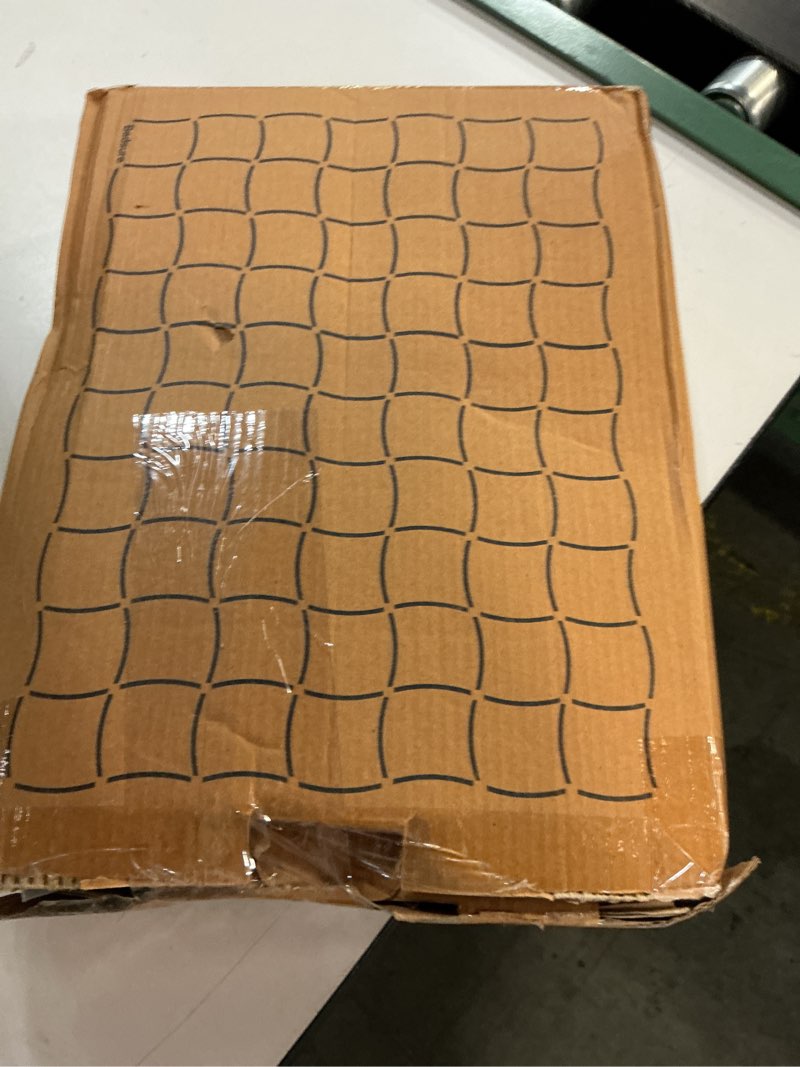 Condition photo showing New/Like New for Bedsure GentleSoft 100% Cotton Blanket Queen Size for Bed - Breathable and Lightweight, Soft Cozy Textured Herringbone Woven Blanket for Summer, Black, 90x90 inches 10 - Black Queen (90" x 90")