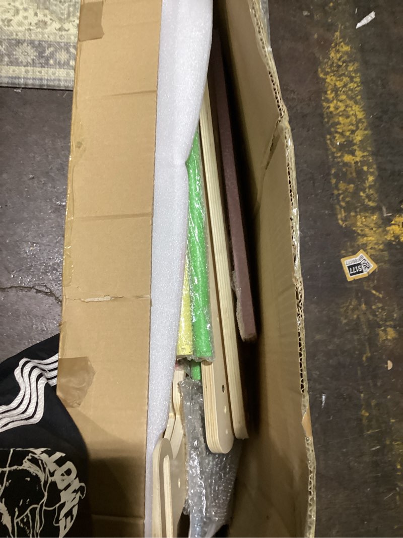 Condition photo showing Good Condition for BlueWood Pikler Triangle Set, Toddler Climbing Toys Indoor, 7in1 Foldable Baby Climbing Toys- Rainbow Classic - Rainbow