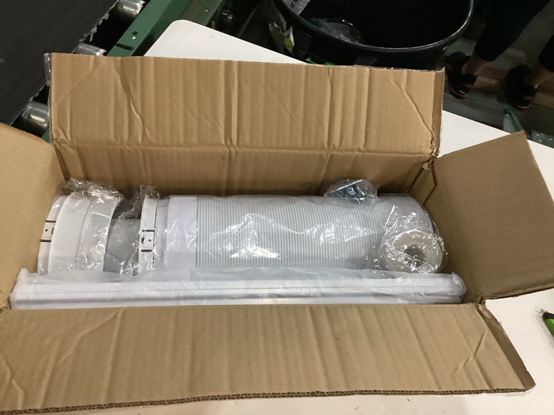 Condition photo showing New/Like New for vivosun window vent kit, portable ac window seal kit, fit with 4”/6” ducting & 5.9” hose for sliding window, adjustable ac vent kit for duct fans, air conditioner, dryer,with 5.9" hose max 61"+5.9"