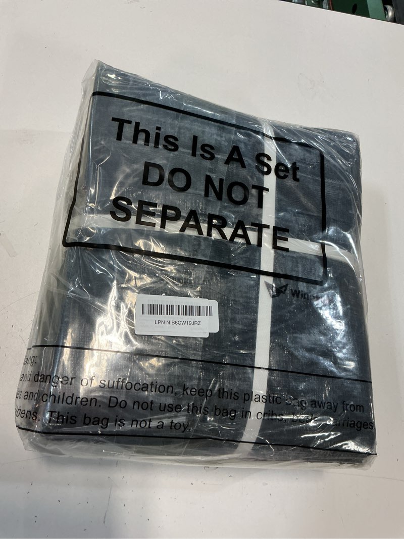 Condition photo showing New/Like New for windyun 4 pack 155 gallon extra large moving bags xxl heavy duty storage bag with strong zipper handle jumbo big tote box foldable for college dorm travel clothes duffle blanket pillow(black) 155 gallon black 4