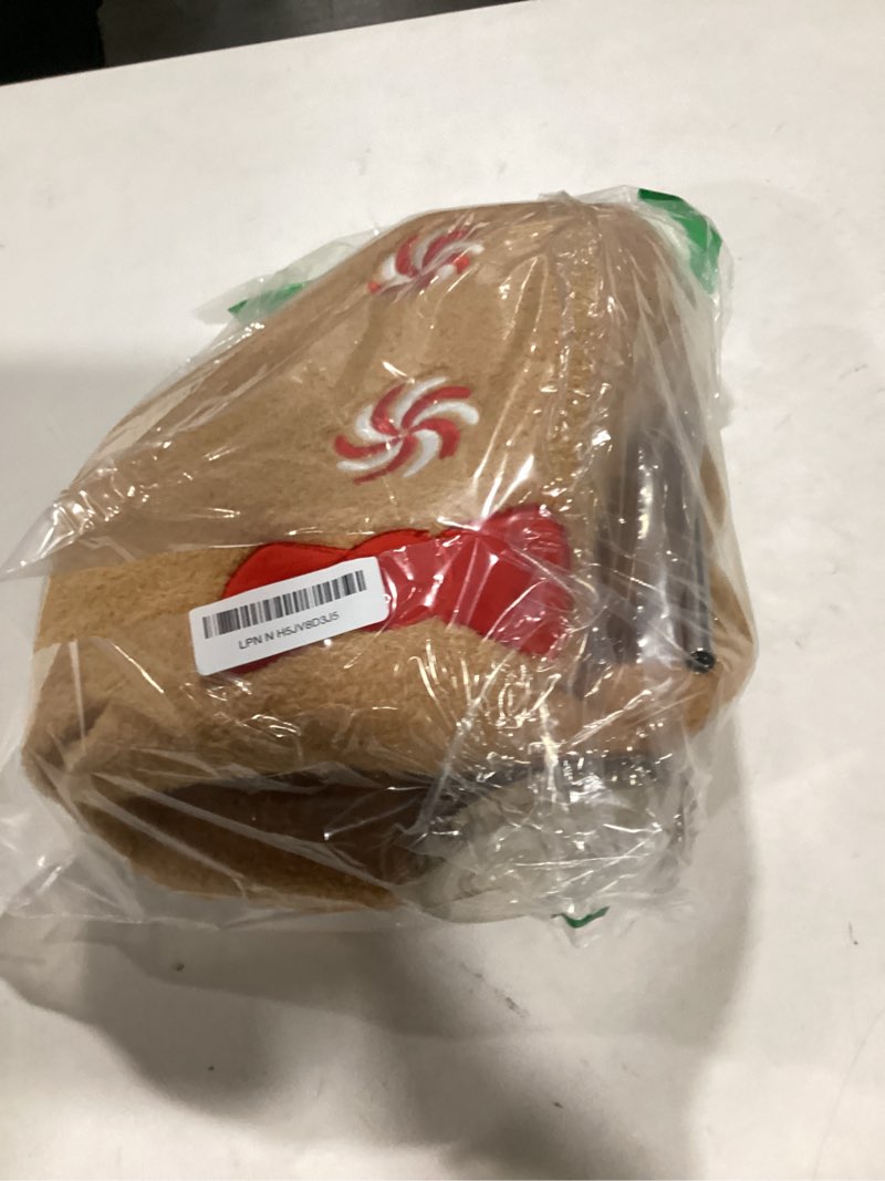 Wesiti 30 Inch Large Christmas Plush Gingerbread Man Figures with Bow Tie Xmas Candy Soft Gingerbrea