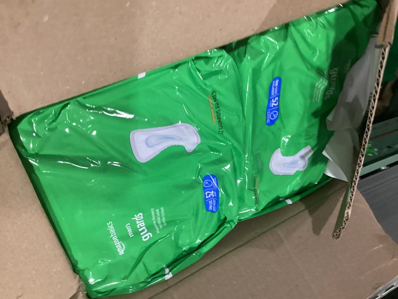 Condition photo showing New/Like New for amazon basics incontinence pads for women, postpartum, bladder control, overnight absorbency, unscented, with odor control, 60 count (2 packs of 30) pack of 2 60.0