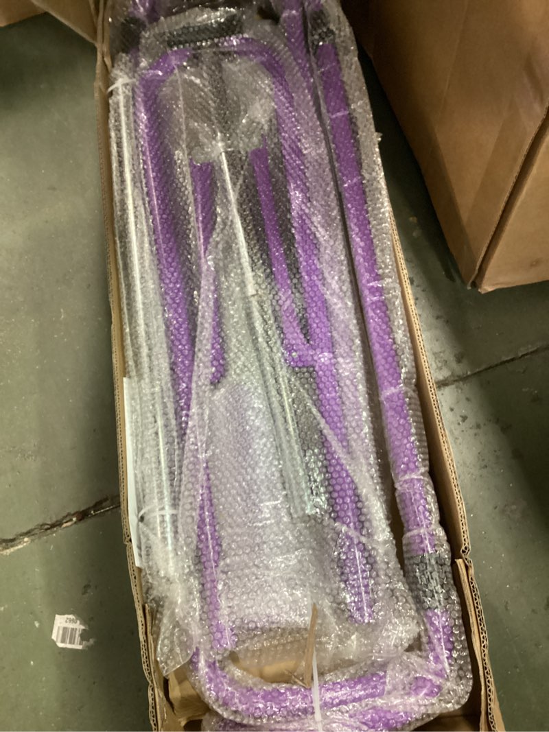 Condition photo showing New/Like New for Gymnastic Bars for Kids with Adjustable Height, Folding Gymnastic Training Kip Bar, Expandable Horizontal Bar for Home Purple with Mat