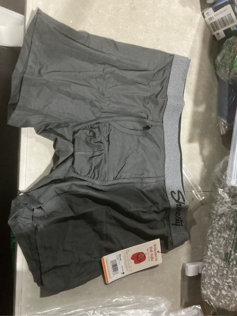 Condition photo showing Good Condition for shinesty ball hammock boxer brief - pouch underwear for men with fly large tonal grey