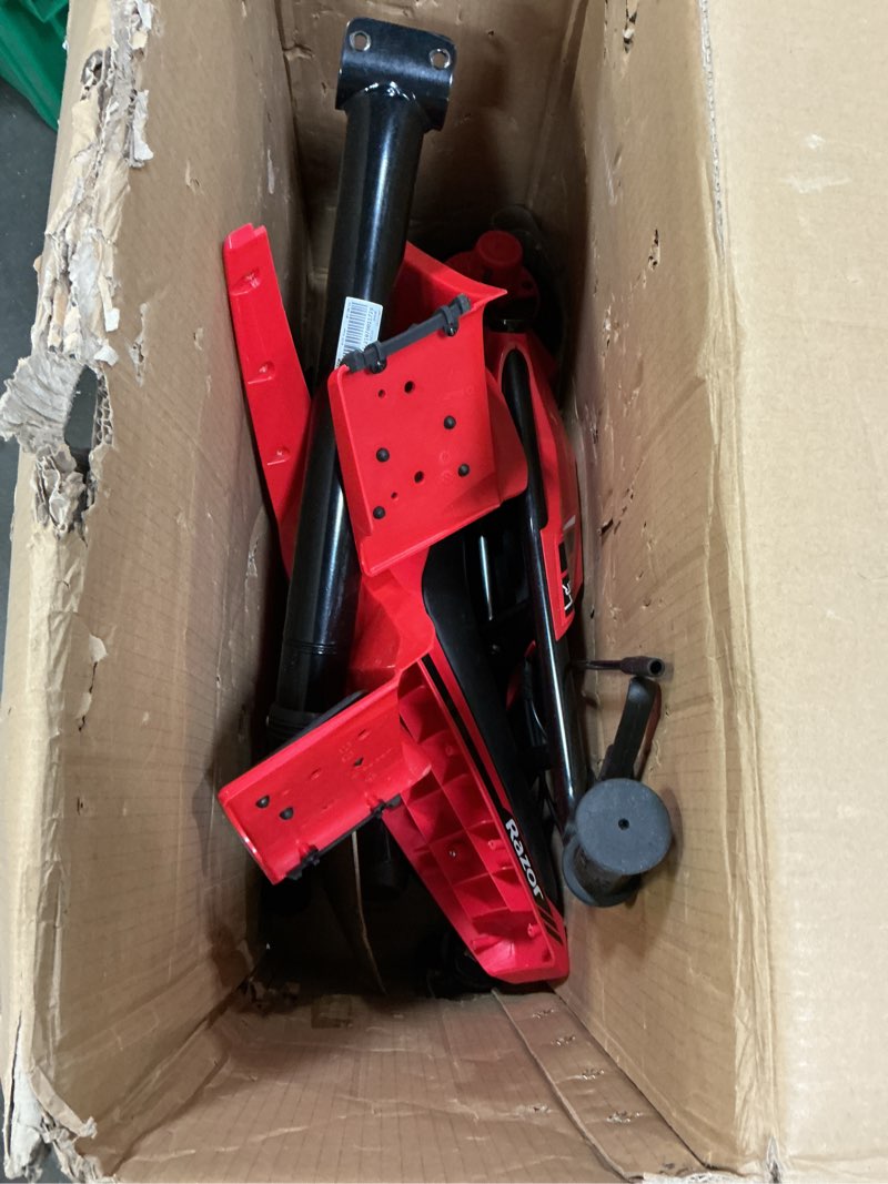 Condition photo showing As Is for Razor Drift Rider Red/Black Frustration-Free Packaging