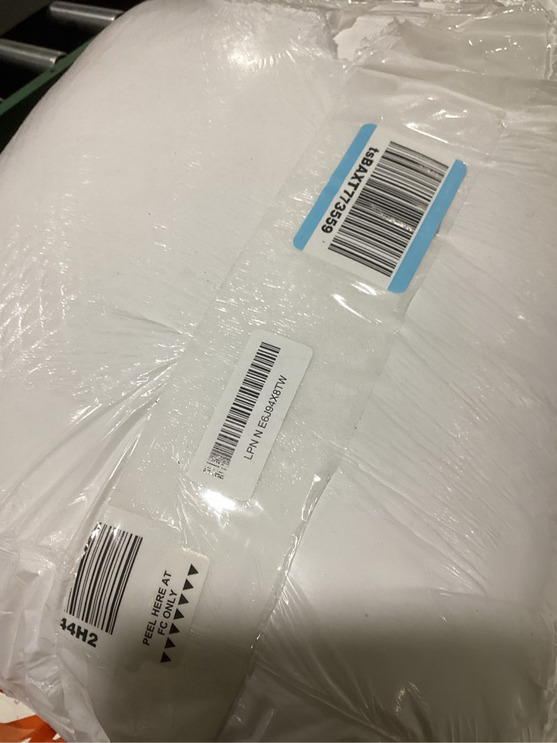 Condition photo showing Good Condition for oubonun premium adjustable loft quilted body pillows - firm and fluffy - quality plush - down alternative - head support pillow - 21"x54" white-gray side