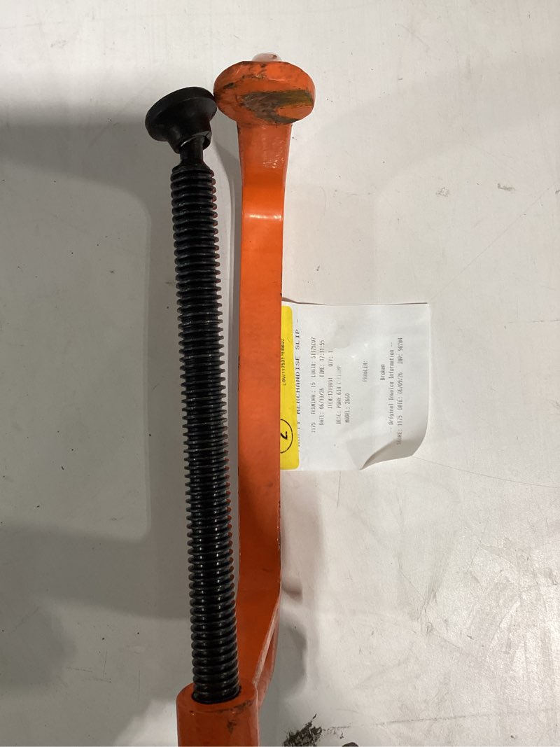 Condition photo showing As Is for pony 6-in 1000-lb c-clamp