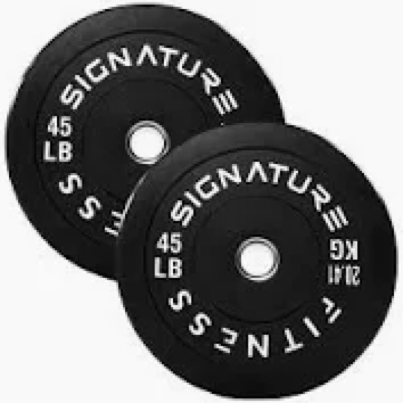 Signature fitness 45LB barbell plate