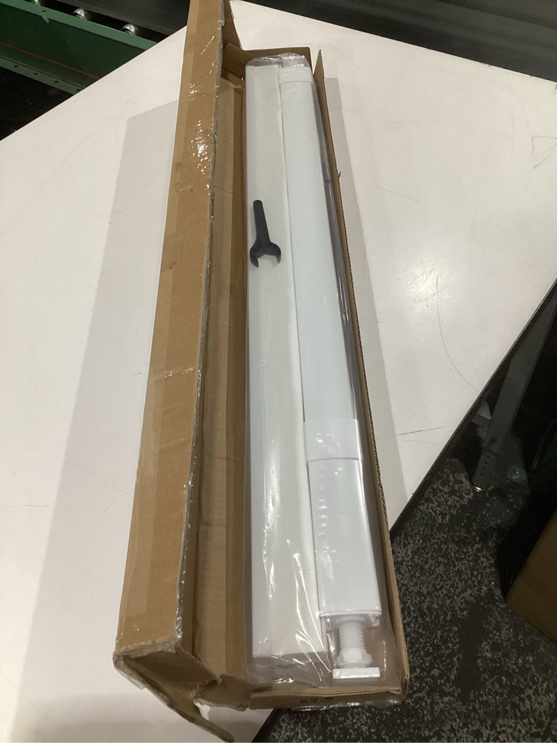 Condition photo showing Good Condition for lazblinds no tools no drill cordless cellular shades, light filtering honeycomb shades for home, thermal insulation blinds for windows, 33" w x 64" h, white light filtering-white 33" w x 64" h