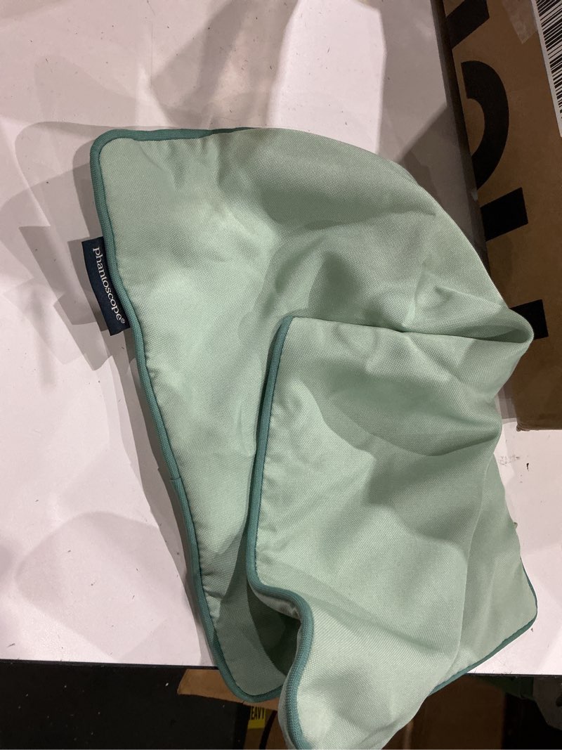 Condition photo showing Good Condition for phantoscope pack of 2 outdoor waterproof throw pillow covers with contrast piping, decorative square cushion case patio pillows for couch tent, sage green 12x20 inches 20" x 12" (pack of 2) sage green
