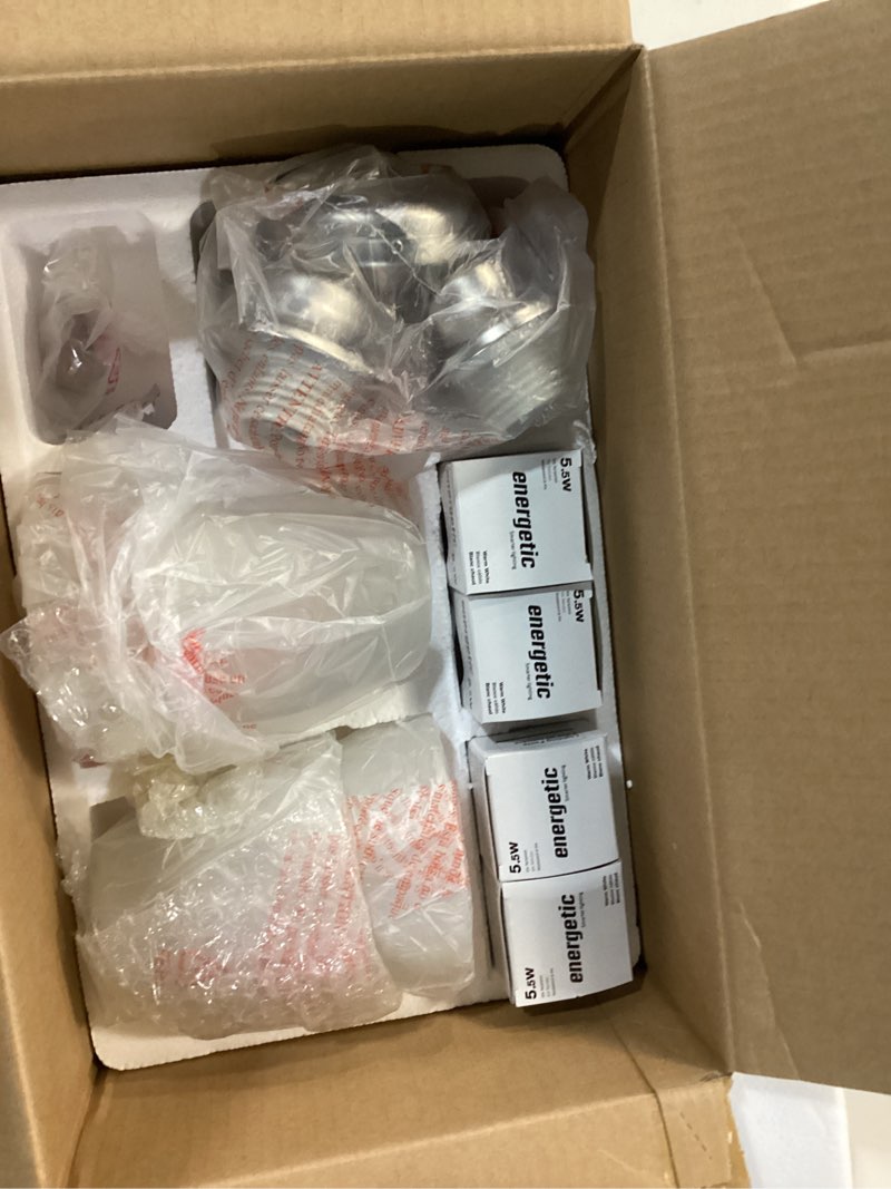 Condition photo showing New/Like New for harbor breeze 10-in 4-light silver led ceiling fan light kit
