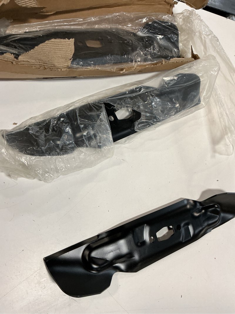 Condition photo showing Good Condition for 742p05094 lawn mower high lift blade for enduro xt1-lt50 ultima zt1-50 zt2-50 50 inch deck - heavy duty blade replaces cub cadet 742-05094 742p05094-3 pack