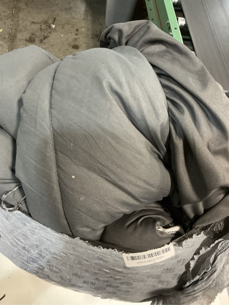 Condition photo showing As Is for Waterproof Mattress Pad Queen, Quilted Fitted Queen Mattress Topper, Five-Layers Noiseless Mattress Protector Cover with 8"-21" Deep Pocket, Machine Washable, Grey, 60x80 Grey Queen