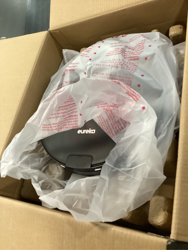 Condition photo showing Good Condition for Eureka E20 Evo Plus Robot Vacuum and Mop Combo, 10,000Pa Suction Robot Vacuum Cleaner Bagless Self-Emptying Station, 45-Day Capacity Anti-Hair-Tangling Side Brush Mop Lifting App Control LiDAR Nav