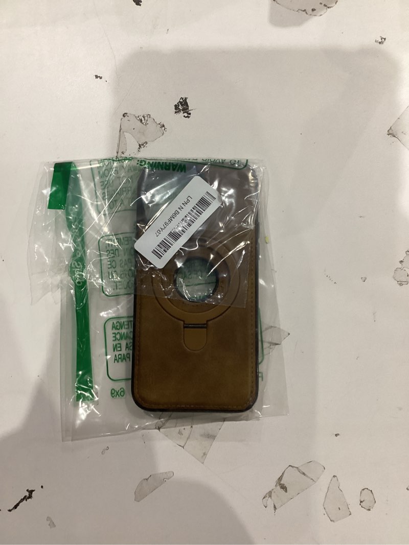 Condition photo showing Good Condition for magnetic for iphone 14 pro max leather case,invisible stand [compatible with magsafe] slim kickstand phone cove (brown, iphone 14 pro max) brown iphone 14 pro max