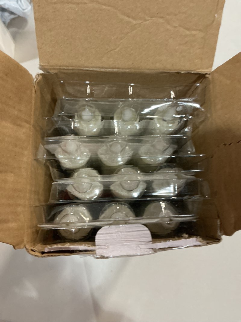 Condition photo showing New/Like New for homemory 12 pcs waxy flameless taper candles with remote, flickering battery operated taper candles, led flameless candlesticks classic tall candle for home, wedding, party, ivory, 9.6 inches modern - ivory 9.6"