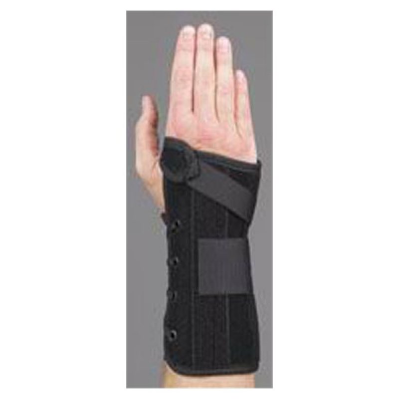 Medical Specialties Brace Lacer Wrist Suede Black Size 8\\\\\\\" Small   Left EA