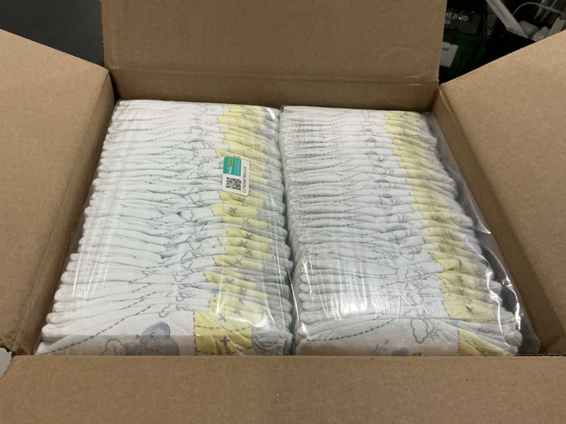 Condition photo showing New/Like New for Pampers Swaddlers Diapers, Size 1 (8-14 lbs), 198 Count, Absorbent, Keeps Baby Dry and Comfortable, Skin Safe Disposable Baby Diaper (Packaging May Vary) Size 1 198