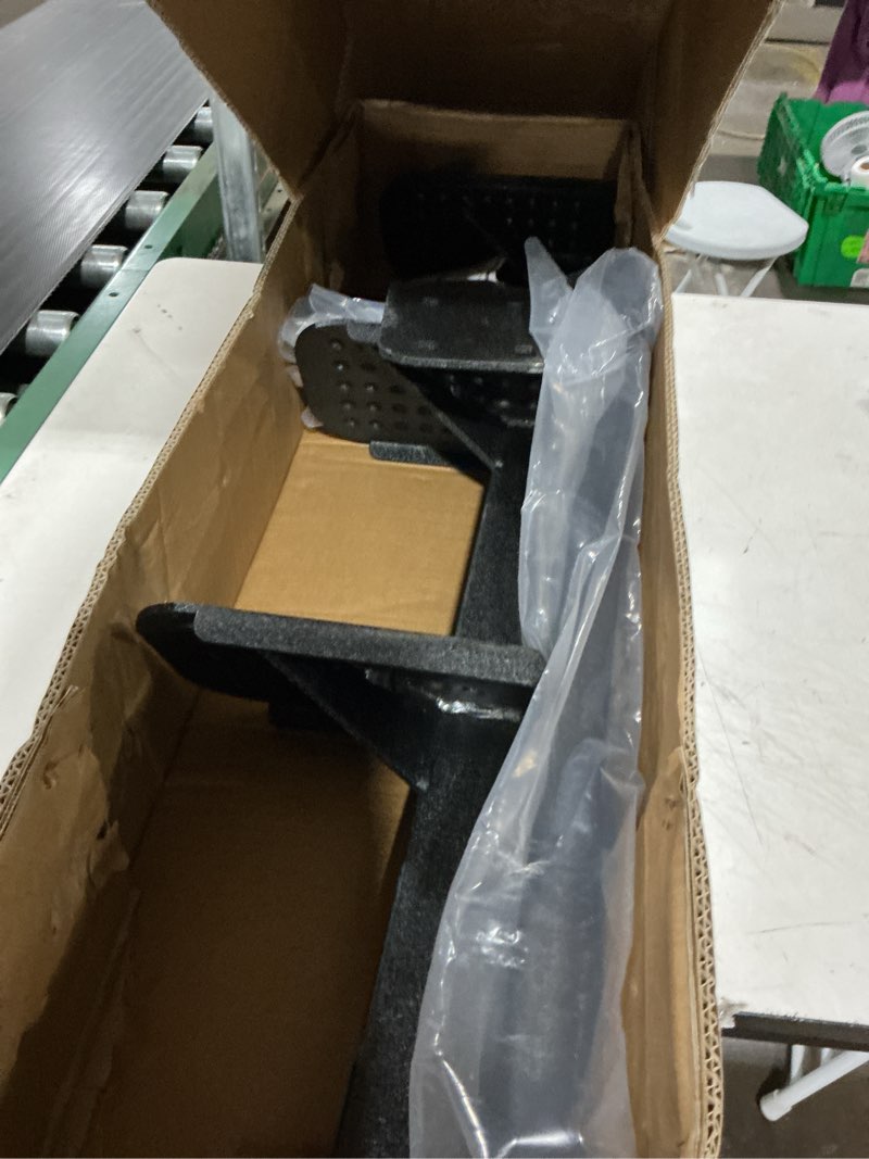 Condition photo showing Good Condition for boat trailer steps, heavy-duty trailer tongue steps with safety grab handle, fits 3" x 3" & 3" x 5", 450lbs capacity (4 step, textured tread) textured tread 4 step