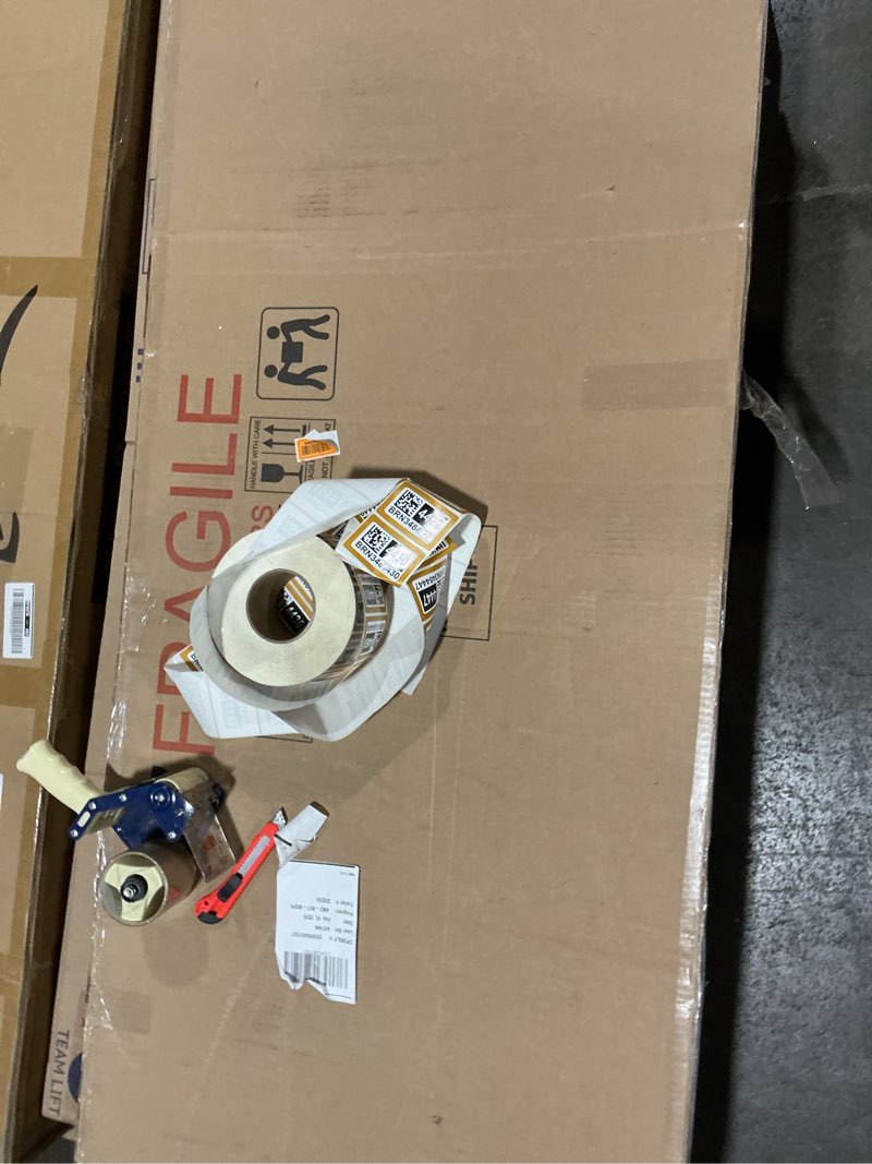 Condition photo showing Good Condition for MCS 23x66 Lara Leaner Wall Mirror, Gold Full Length Wall Leaning Mirror, Vertical & Horizontal Wall Hanging Mirror for Bedroom, Bathroom, Entryway & Livingroom Gold 66"L x 23"W Lara