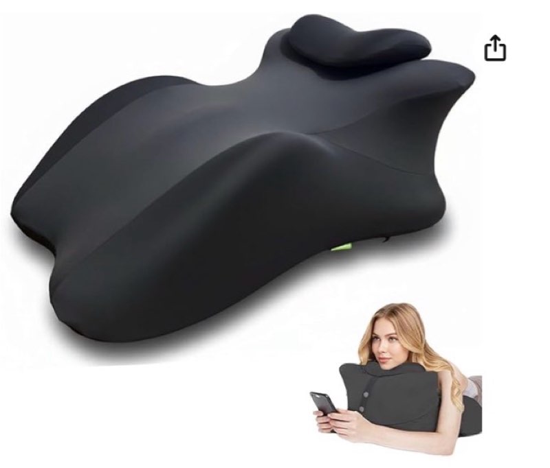 jatleyming Memory Foam Wedge Pillow Couples Pillow - Intimacy Butt Pillow Cushion for Lumbar Support