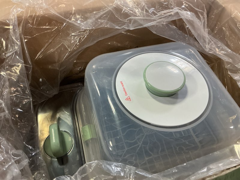 Condition photo showing As Is for momcozy kleanpal pro baby bottle washer, sterilizer & dryer - all-in-one cleaning machine for bottles, pump parts & baby essentials - time-saving & effortless care