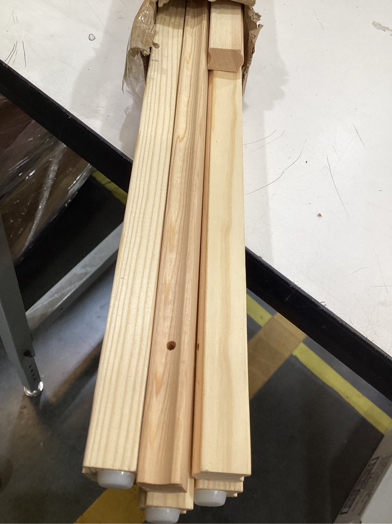 Condition photo showing Good Condition for nianfeng wooden easel stand for sign, easel display stand floor for wedding sign with adjustable tray, 63-inch, tripod a-frame poster light duty, welcome, art show & baby shower (natural)