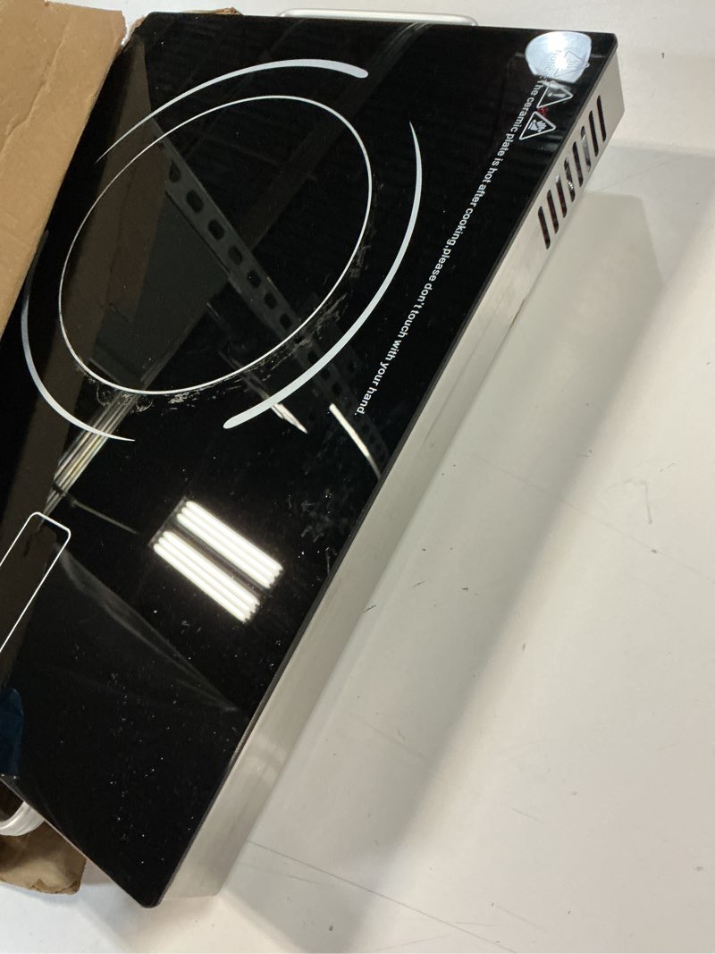 Condition photo showing As Is for daretodo 3500w electric hot plate ceramic stove infrared induction cooker home cooktop cooking furnace us 110v