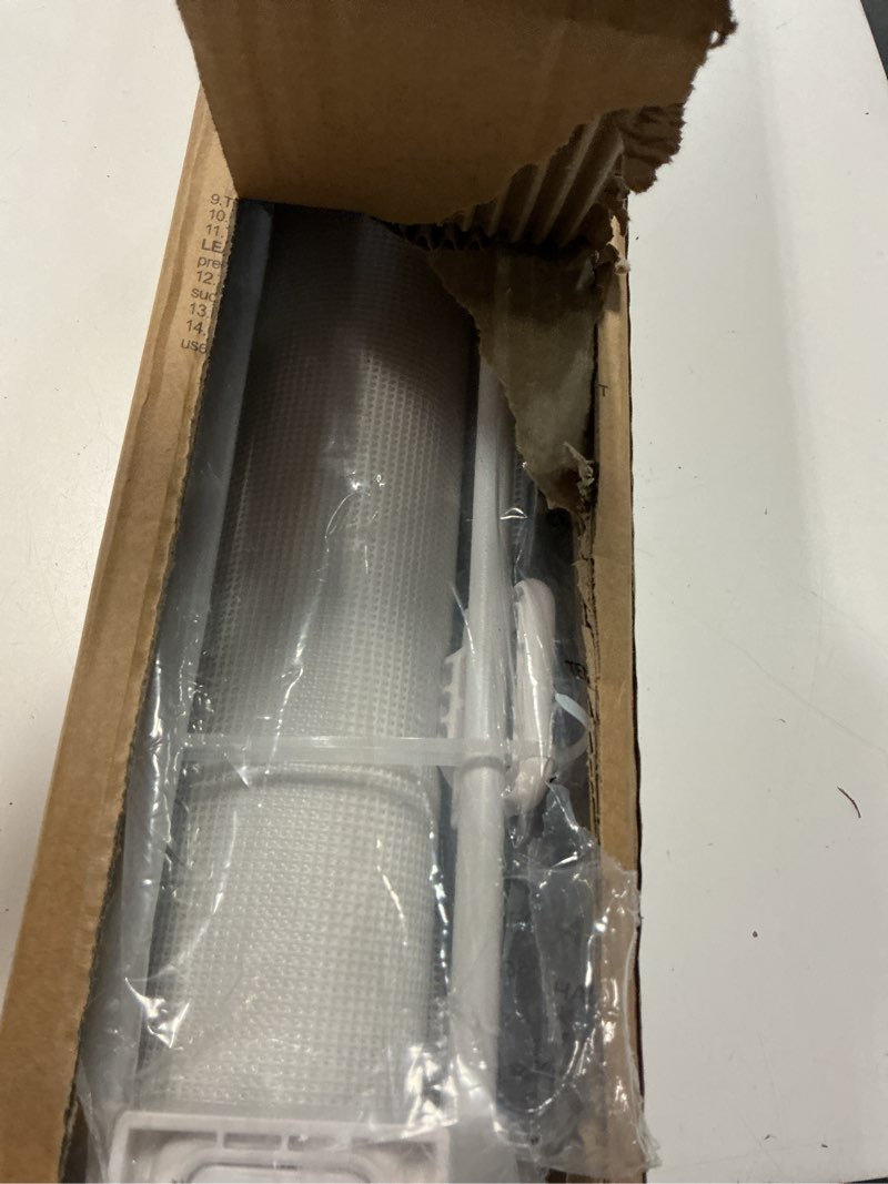 Condition photo showing Good Condition for reinforced 200 inch retractable baby gates extra wide baby gate for large openings, xl no sag and wrinkle mesh pet gates for wide openings, indoor/outdoor 16 ft retractable garage gate, white white 37" tall x 200" wide? with reinforced bar ?