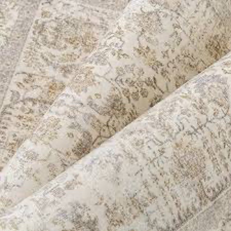 (Similar image) Light Brown Runner Rug 2x6 Hallway Machine Washable Kitchen Vintage Distressed Non Slip Long Carpet Indoor Retro Floral Bedroom Accent Throw Rug for Bathroom Office Laundry Dining Room