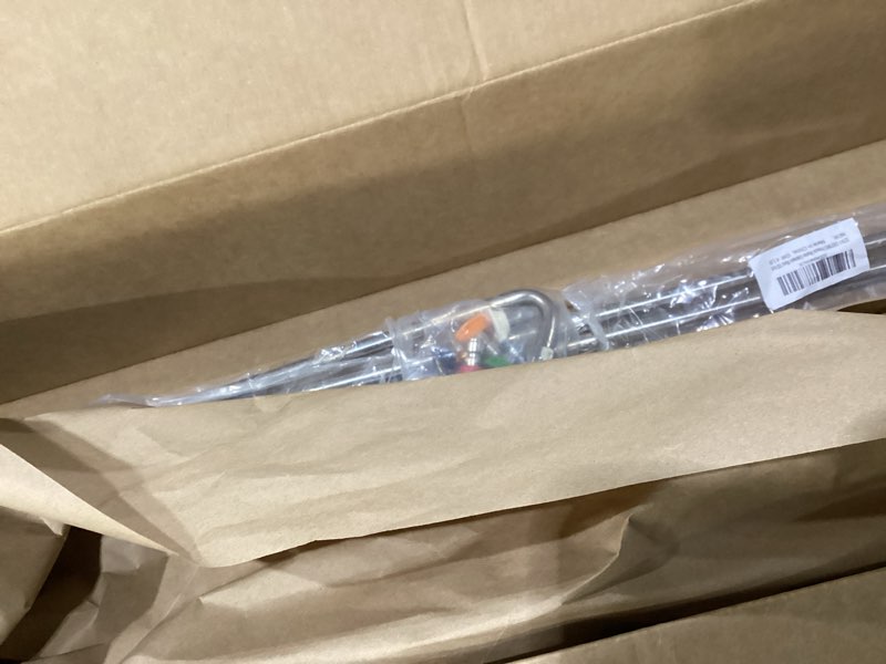 Condition photo showing New/Like New for EASYBRO Pressure Washer Extension Wand, 120" Upgrade Power Washer Lance Replacement with 5 Spray Nozzle Tips, Gutter Cleaner Attachment Curved Rod, 1/4" Quick Connect, 4000 PSI