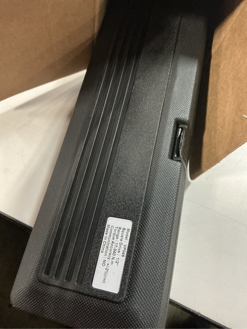 Condition photo showing As Is for Leolee 1/2-Inch Drive Digital Torque Wrench with Angle, 12.5-250.8 ft-lb/17-340 Nm, Electronic Torque Wrench with Preset Value, Data Storage, Buzzer, LED Flash Notification for Motorcycle, Car 1/2-Inch 12.5-250.8 ft-lb/17-340 Nm