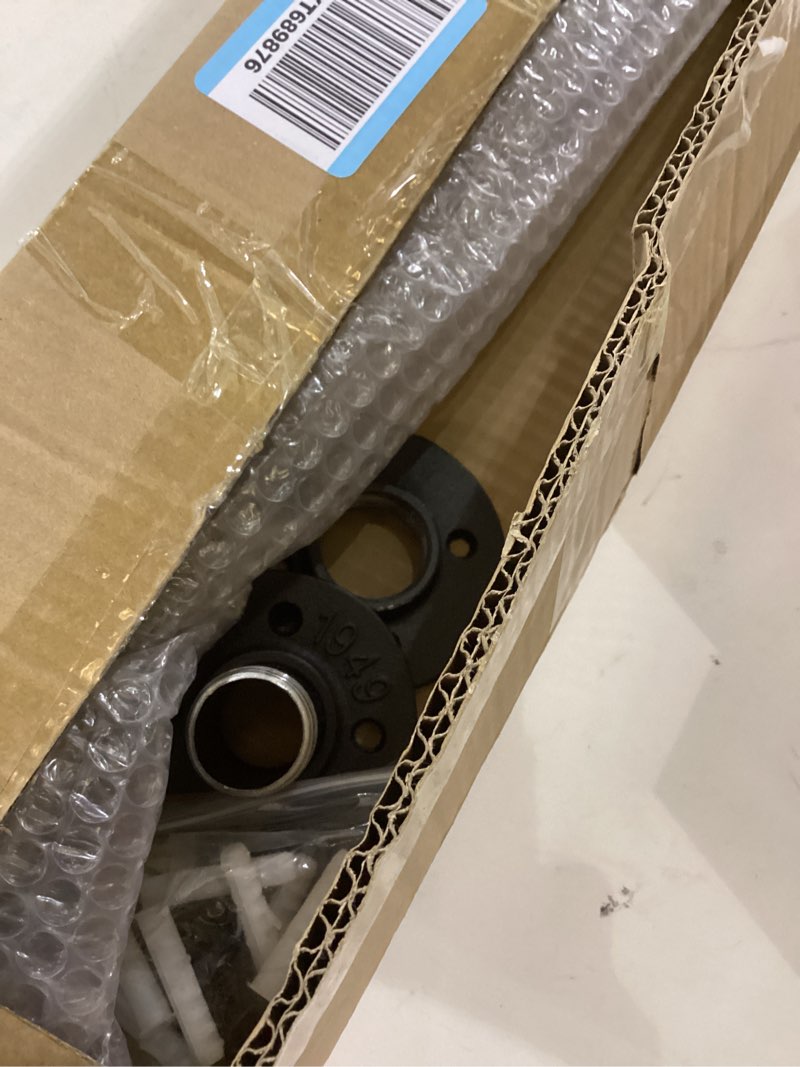 Senmit Stair Handrail for Indoor Stairs - Wall Mount Industrial Iron Pipe - Metal Railing Non-Slip G