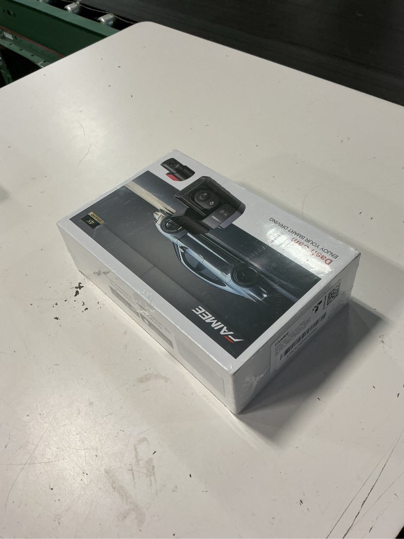 Condition photo showing New/Like New for dash cam front and rear, 4k+2k recording dash camera for cars, night vision with wdr, 170° wide angle, 5.8g/2.4g dual wi-fi, 64gb card, built-in gps, g-sensor emergency lock, 24h parking monitor