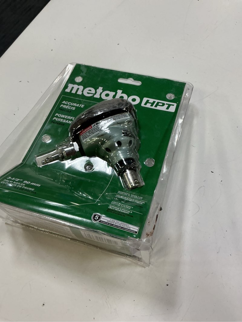 Condition photo showing Good Condition for metabo hpt 3-1/2-in corded pneumatic palm nailer