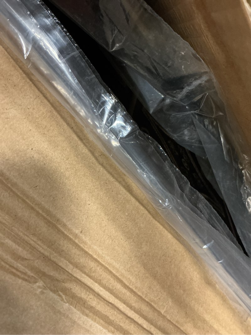 Condition photo showing Good Condition for tin wall tiles 24x24 nail-up, stair risers, metal ceiling tiles, 5 pack (black) rustic black 24x24" 5pcs