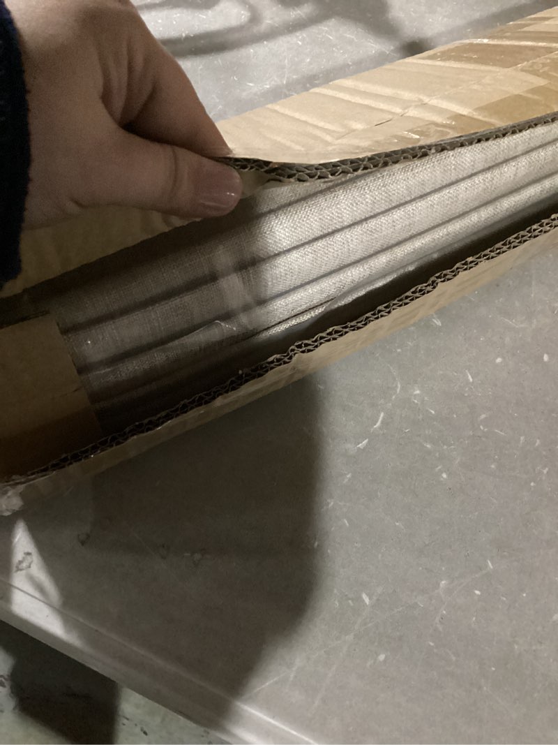 Condition photo showing New/Like New for LazBlinds No Tools No Drill TDBU Cordless Roman Shades for Window, Thermal Insulated UV Blocking, 100% Blackout Fabric Blinds for Bedroom & Living Room, 21" W x 64" H, Blackout - Beige Blackout - Beige 21"W x 64"H