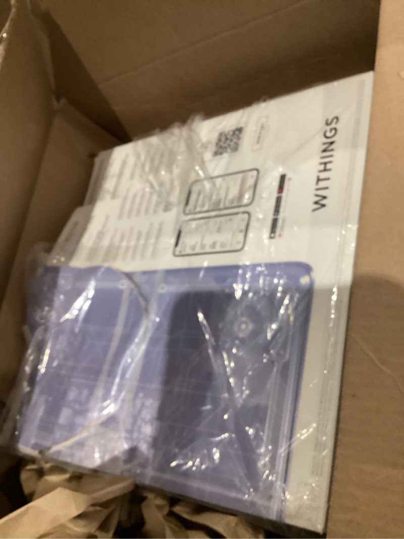 Condition photo showing As Is for WITHINGS Body Smart - Accurate Scale for Body Weight and Fat Percentage, Body Composition Wi-Fi and Bluetooth Weight Scale, Baby Weight Scale, Smart Scale Apple Health Compatible, Bathroom Scale White Body Smart