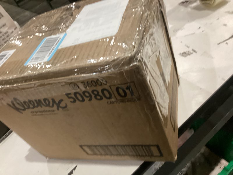Condition photo showing New/Like New for Kleenex Disposable Paper Hand Towels, 6 Boxes, 60 Tissues per Box (360 Total Tissues), Packaging May Vary 60 Towels (Pack of 6) White