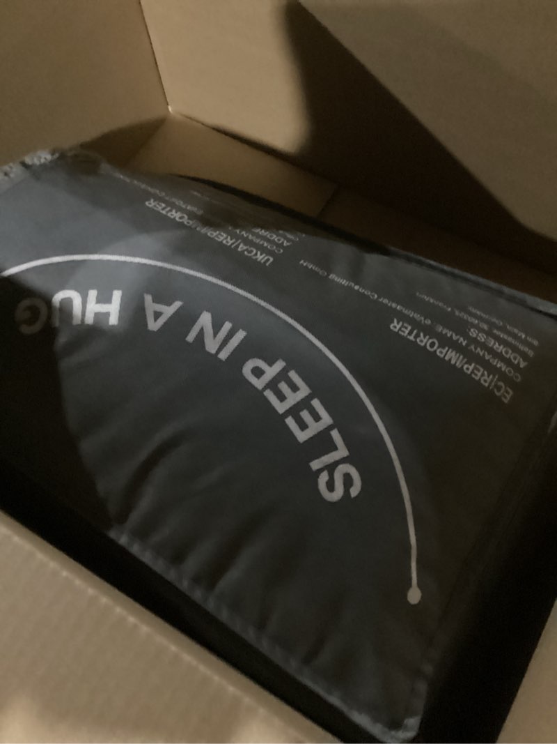 Condition photo showing As Is for Cottonblue Weighted Blanket 15 lbs Queen Size 60x80 inches, Flannel Shaggy Sherpa Weighted Blanket for Adults Comfortable Weighted Blankets for Calming and Relax, Bed Sofa Heavy Blankets, Grey Grey 60 x 80 15 lb