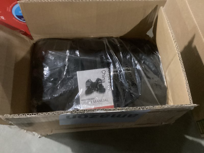 Condition photo showing Good Condition for zelus weighted vest, 6lb/8lb/12lb/16lb/20lb/25lb/30lb weight vest with reflective stripe for workout, strength training, running, fitness, muscle building, weight loss, weightlifting