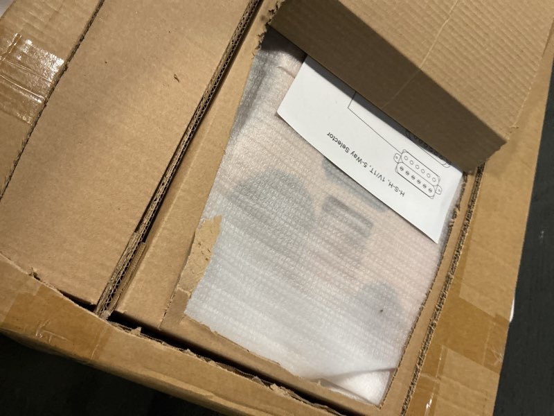 Condition photo showing Good Condition for DIY Electric Guitar Kit Beginner Kit 6 String Right Handed with Basswood Body Hard Maple Neck Poplar Laminated Fingerboard Black Hardware Build Your Own Guitar JS Series.