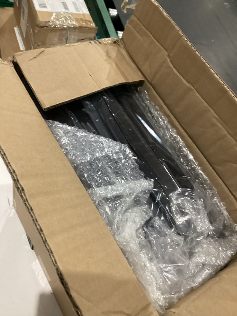 Condition photo showing As Is for Kitstorack Under Sink Organizer, 2 Tier Under the Sink Storage, Slide out Pull out Cabinet Organizer Shelf, Metal Sliding Drawer for Kitchen Bathroom Pantry Closet Organization Rack, Black, 2 Pack Black 2 Pack